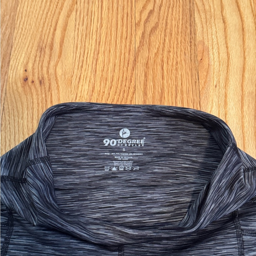 90 Degree By Reflex Charcoal Leggings - Picture 4 of 4
